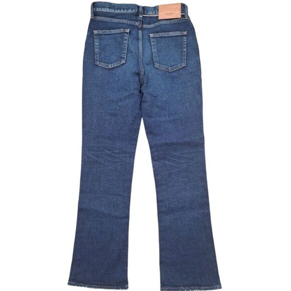 Moussy Japan Women's Straight Leg Howa Factory Distress High Waist Denim Blue 25 - Picture 3 of 8